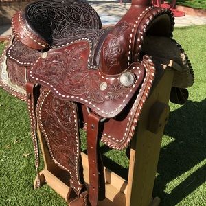 Three Bar Western Show Saddle 17” FREE Shipping